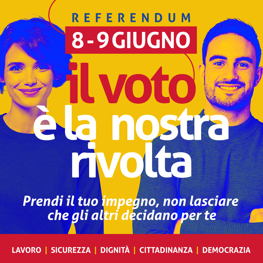 il voto è la nostra rivolta