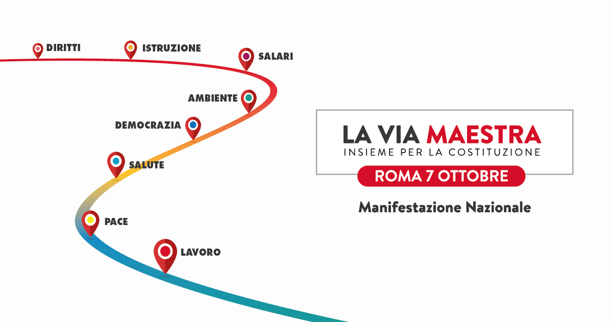 INSIEME PER LA COSTITUZIONE - ROMA 7 OTTOBRE