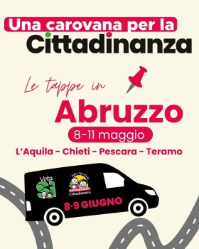 UNA CAROVANA PER LA CITTADINANZA IN ABRUZZO